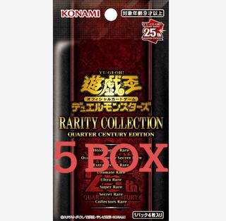 Yu-Gi-Oh! Card RARITY COLLECTION -QUARTER CENTURY EDITION 5BOX