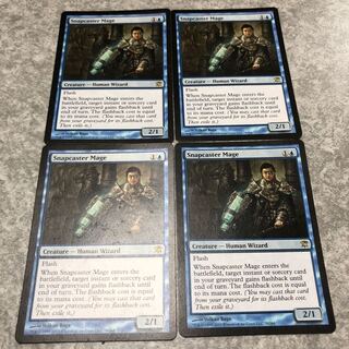 瞬唱の魔道士/Snapcaster Mage 4枚