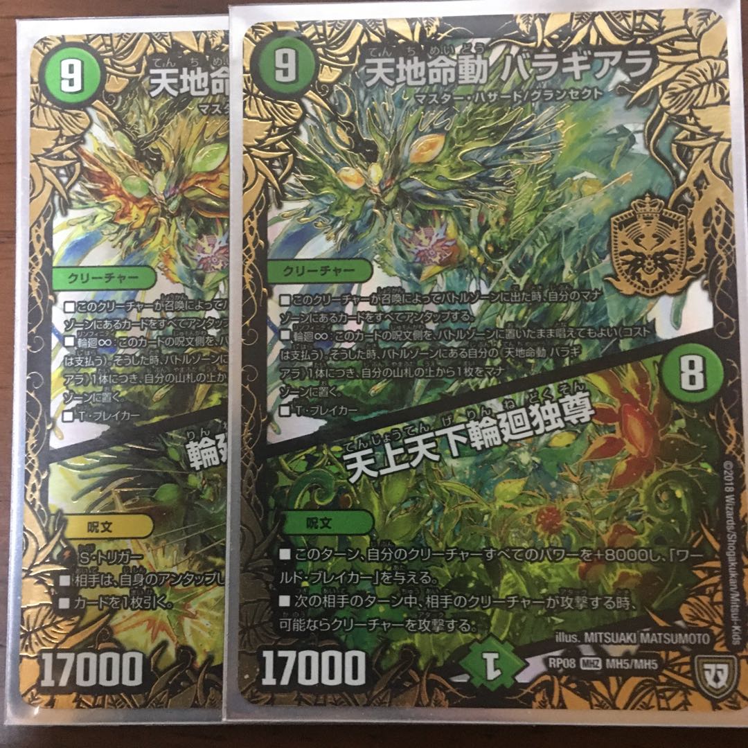 天地命動バラギアラ/輪廻暴冥×2 天上天下輪廻独尊×1 輪廻暴聖×1