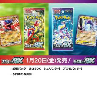 Scarlet ex Violet ex 2 boxes each