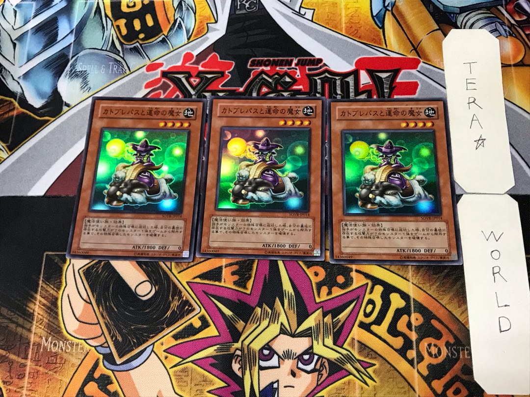 Catoblepas and the Witch of Fate 4 Super 3-card set Tera