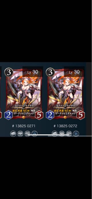 ワイバーンライダー　2枚セット　スピあり