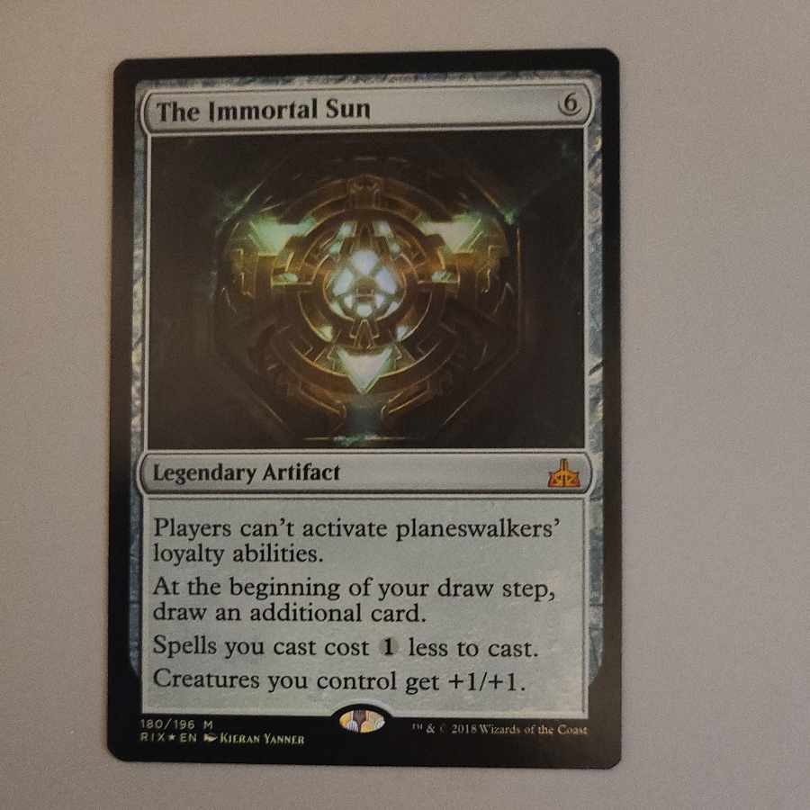 The Immortal Sun foil