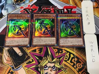 Dark Magician of Chaos 4 Super Parallel 3-card set Tera