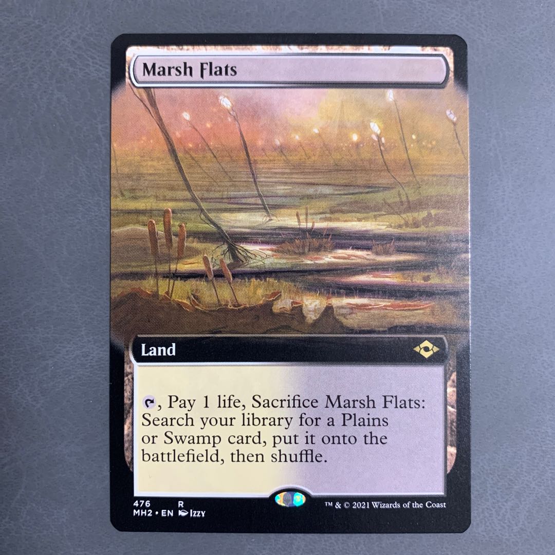 湿地の干潟/Marsh Flats 英語 拡張枠