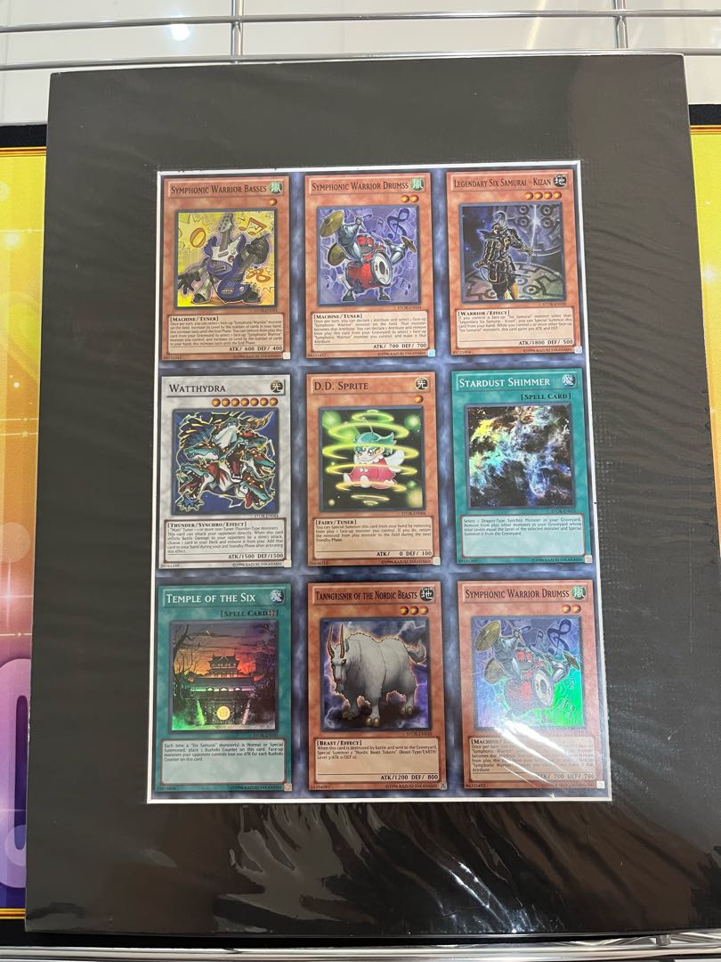 Rare Yu-Gi-Oh Uncut Sheet STOR