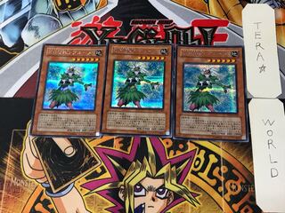 Elemental HERO Poison Rose 4 Secret 3-card set Tera