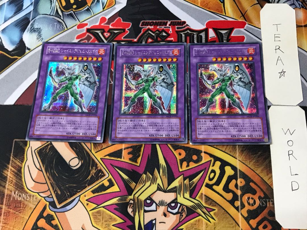 Elemental HERO Shining Phoenix Enforcer 3 Secret 3-card set Tera