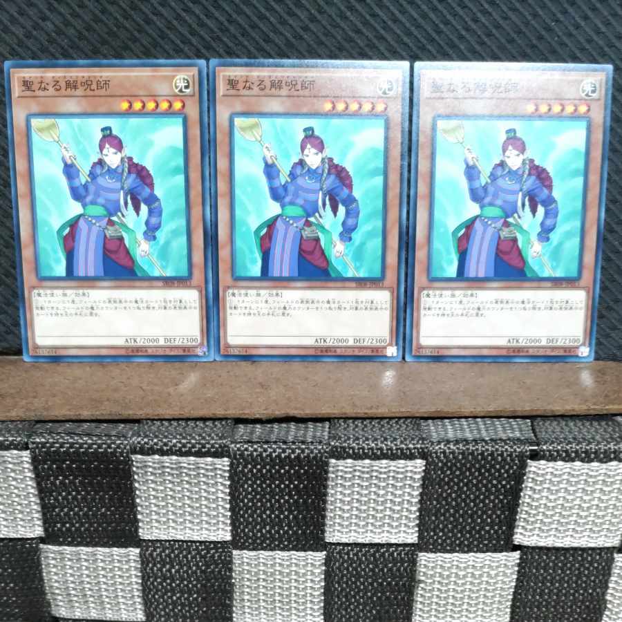 【ぽぽたん】遊戯王 #536 聖なる解呪師 ノーマル3枚