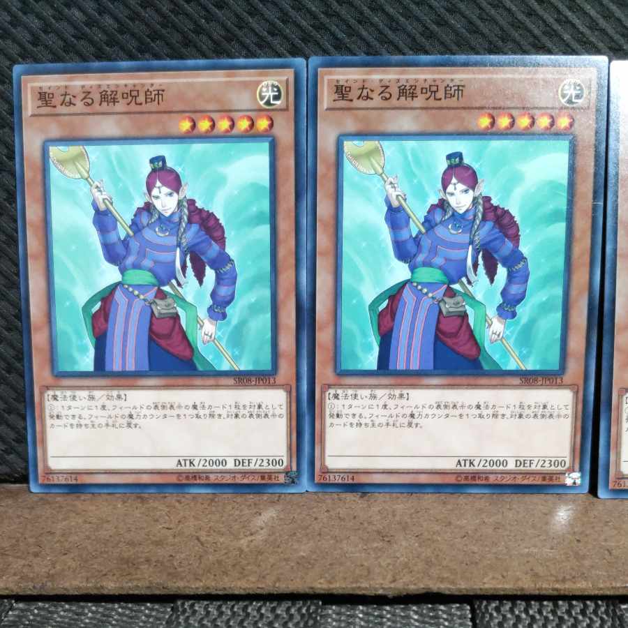 【ぽぽたん】遊戯王 #536 聖なる解呪師 ノーマル3枚