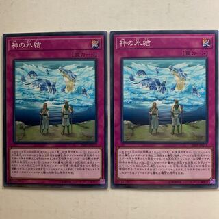 遊戯王　神の氷結　2枚セット