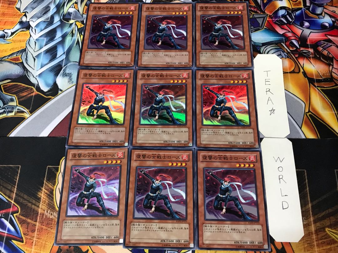 Rose, Warrior of Revenge 1 Super, set of 9 Tera.