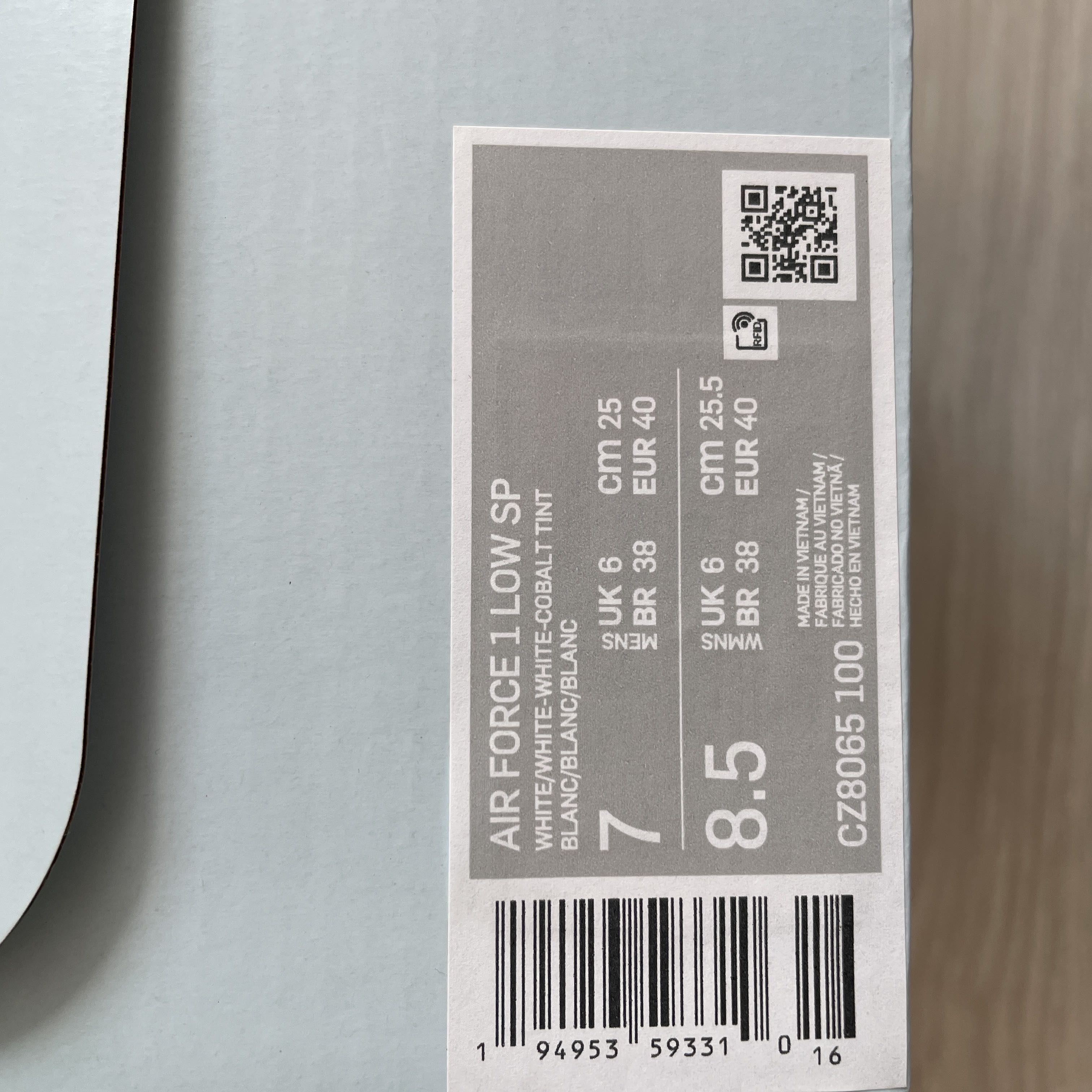 Drake NOCTA × Nike Air Force 1 Low Certified Lover Boy "White" 25cm