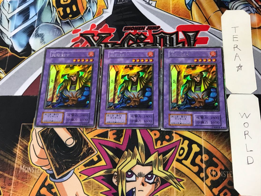 Flame Swordsman 6 Early Secret 3-card set Tera