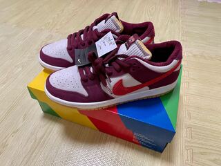 Skate Like a Girl × Nike SB Dunk Low Pro "Dark Beetroot" 27cm