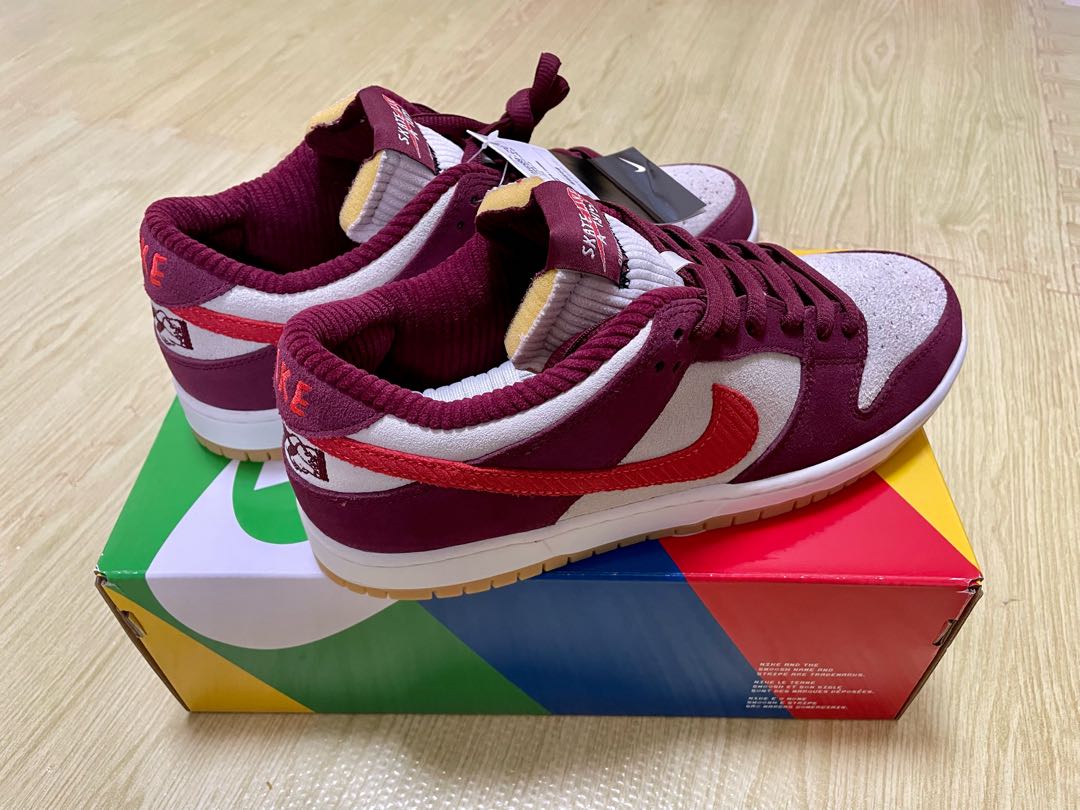 Skate Like a Girl x Nike SB Dunk Low Pro "Dark Beetroot" 27cm