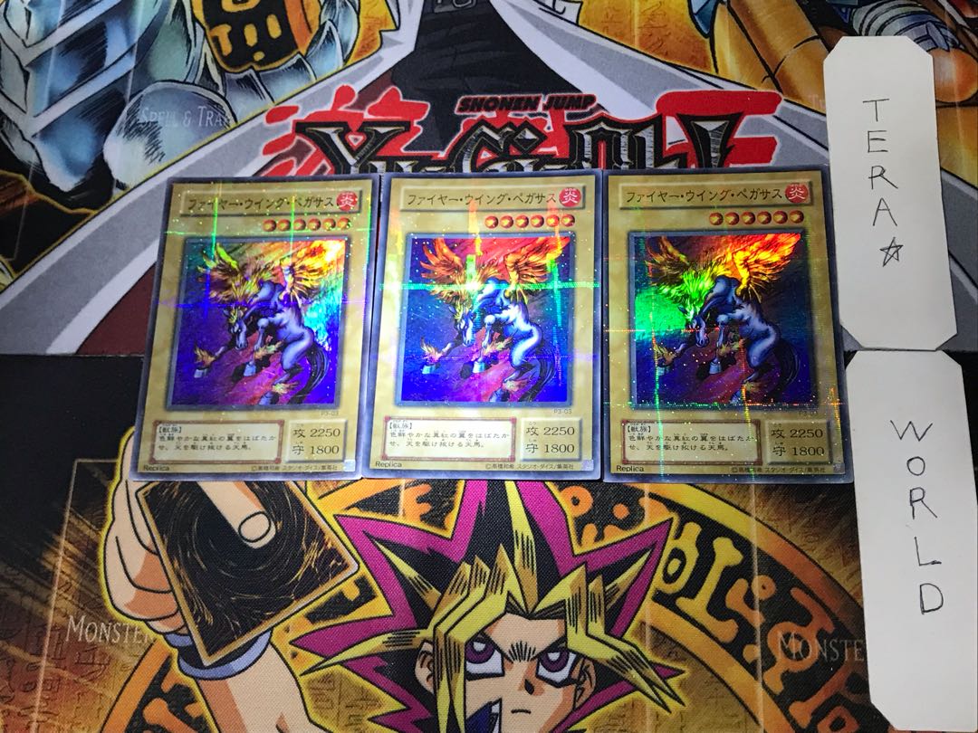 Moltres, Wing, Pegasus, 2nd period ver 5 Super Parallel, set of 3 Tera.