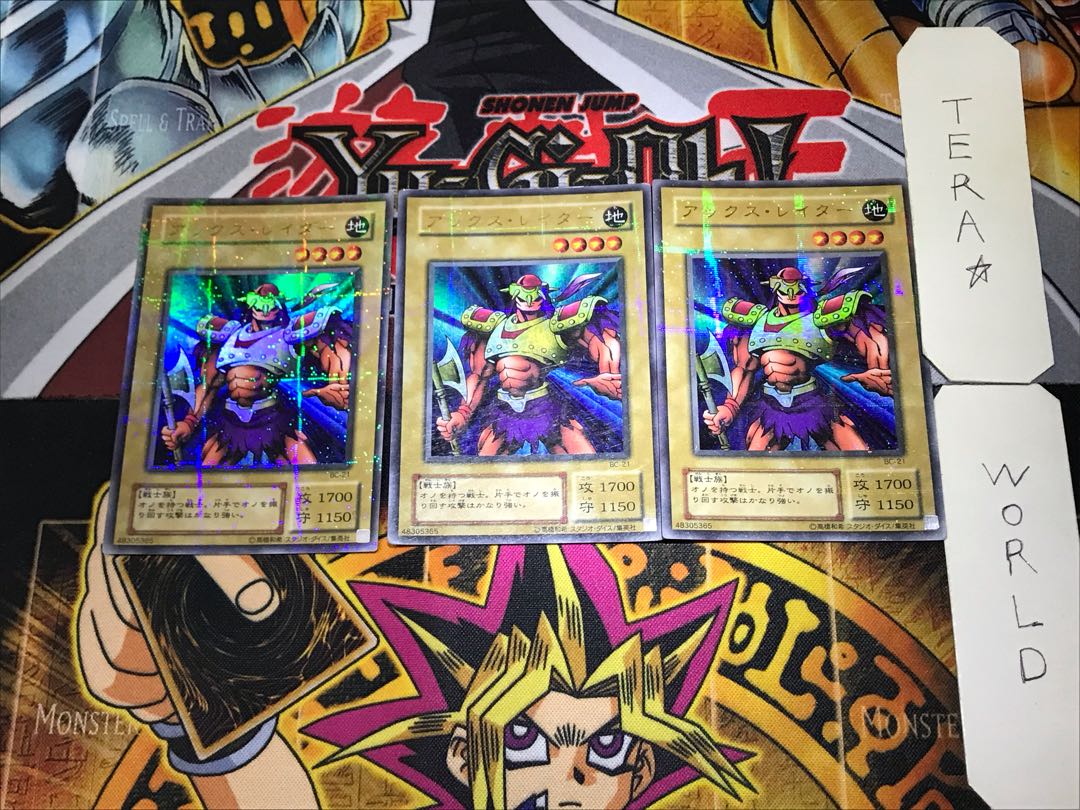 Axe Raider 2nd period ver 8 Ultra Parallel 3-card set Tera