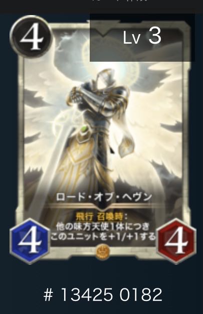 ロードオブヘヴン 1枚