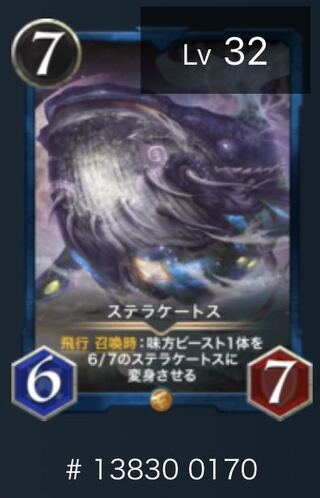 ステラケートス 1枚