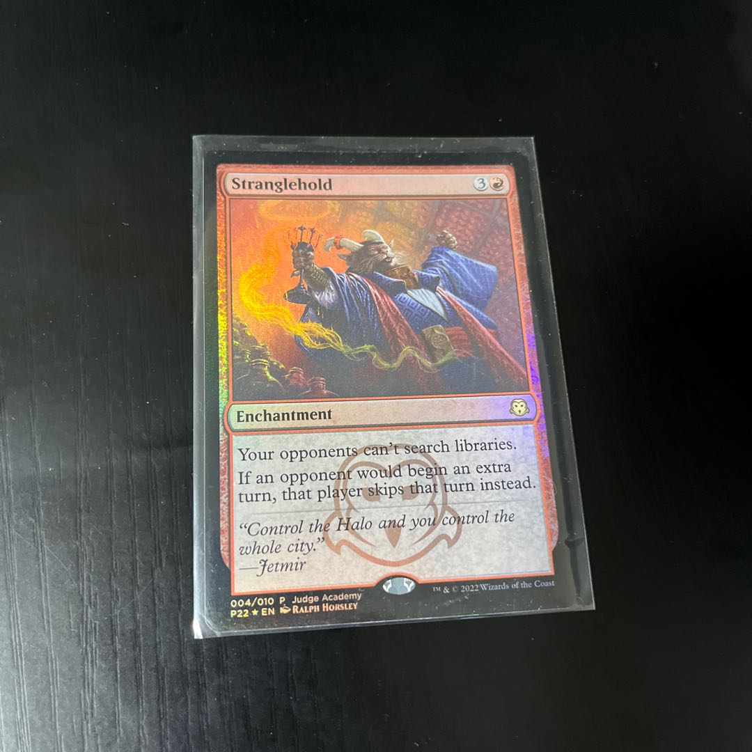 MTG Stranglehold/Stranglehold Judge's Rewards Perforos Training Grounds