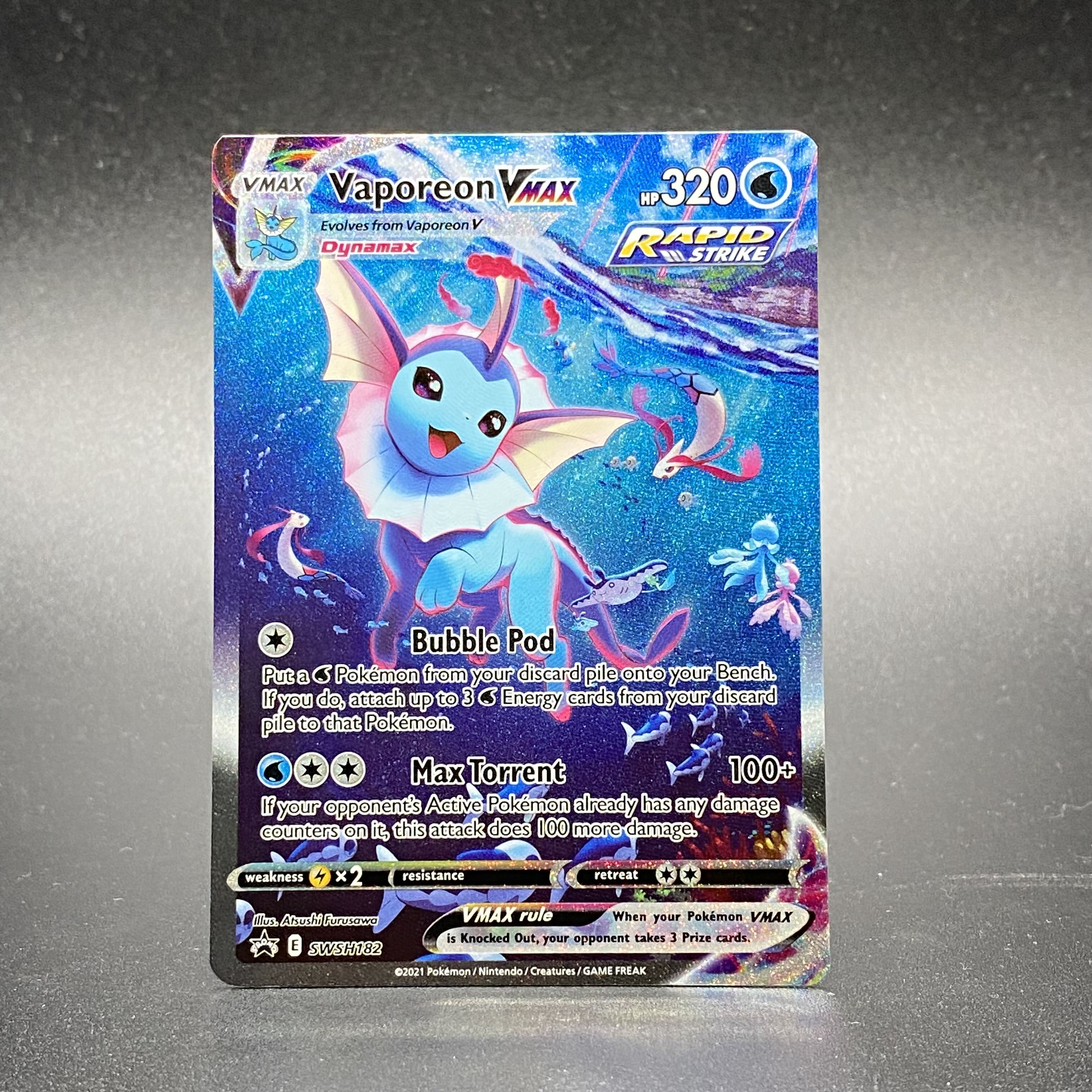 英語版 シャワーズVMAX SA プロモ SWSH182