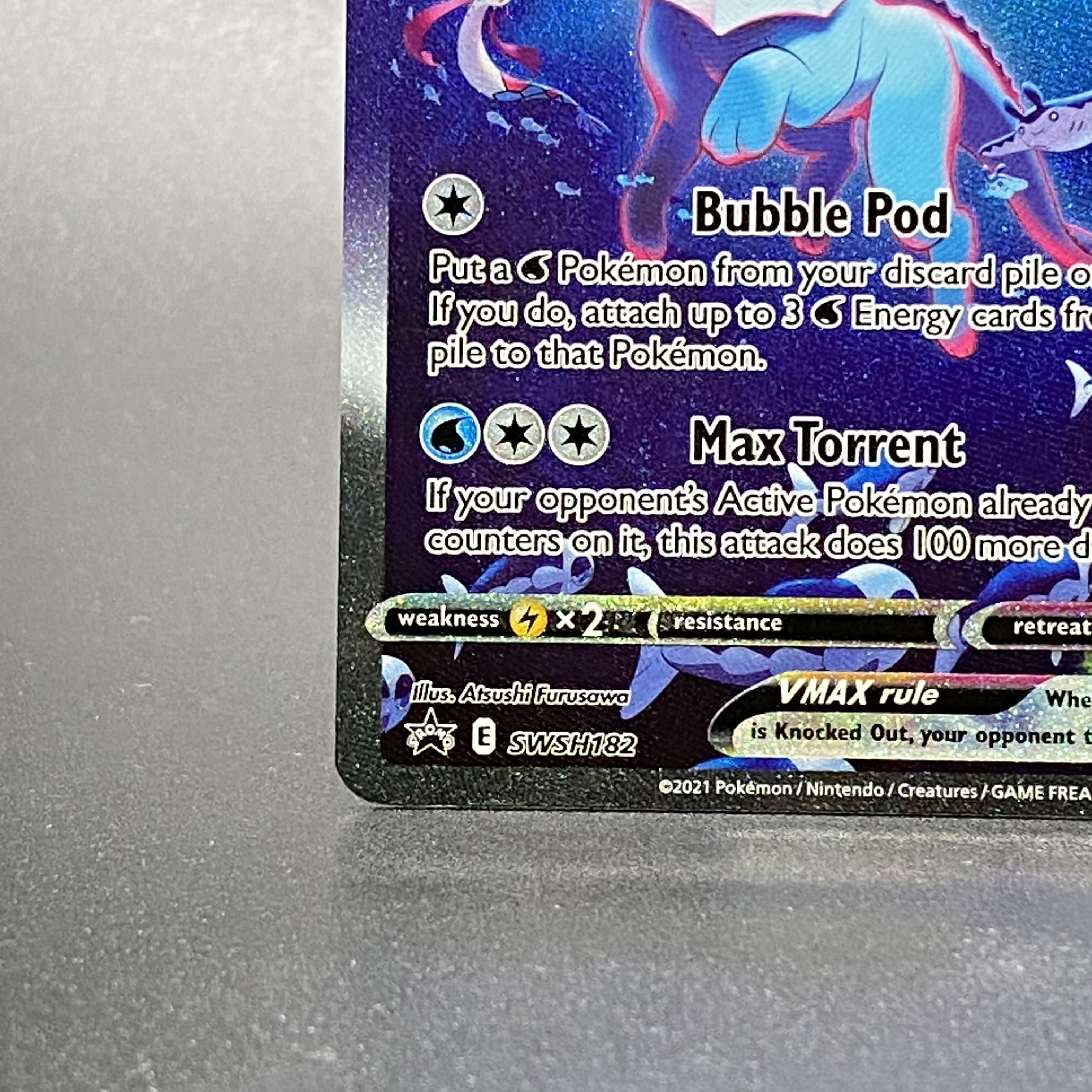 英語版 シャワーズVMAX SA プロモ SWSH182