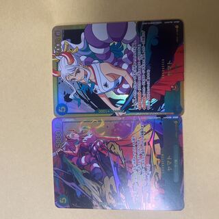ONE PIECE card, Yamato, set of 2. 2 sets of 4 cards.