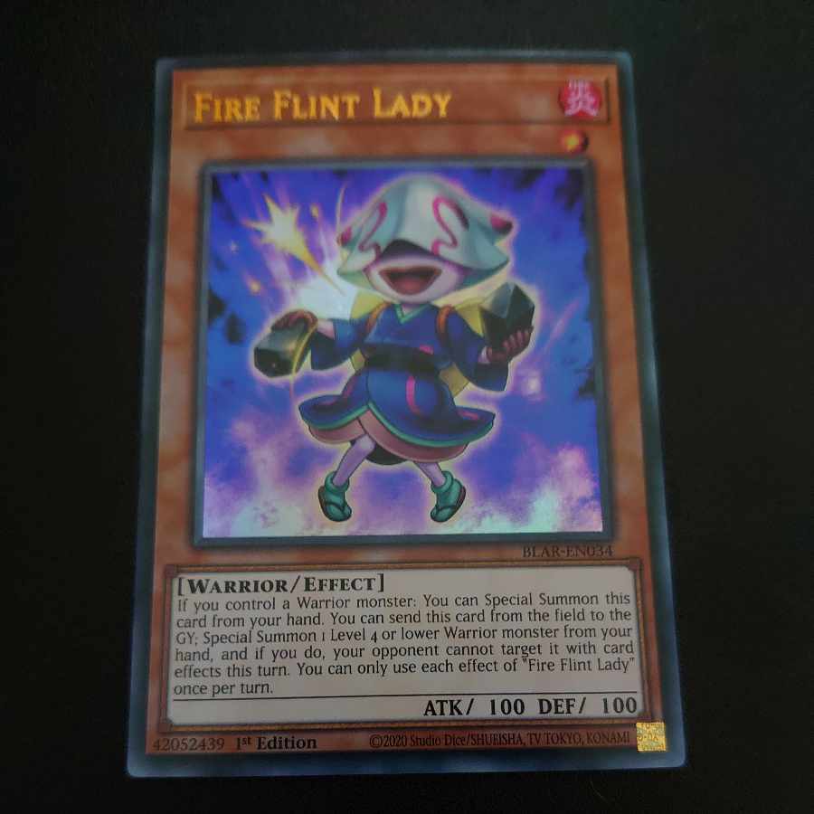 Fire Flint Lady English Ultra Rare BLAR-EN034