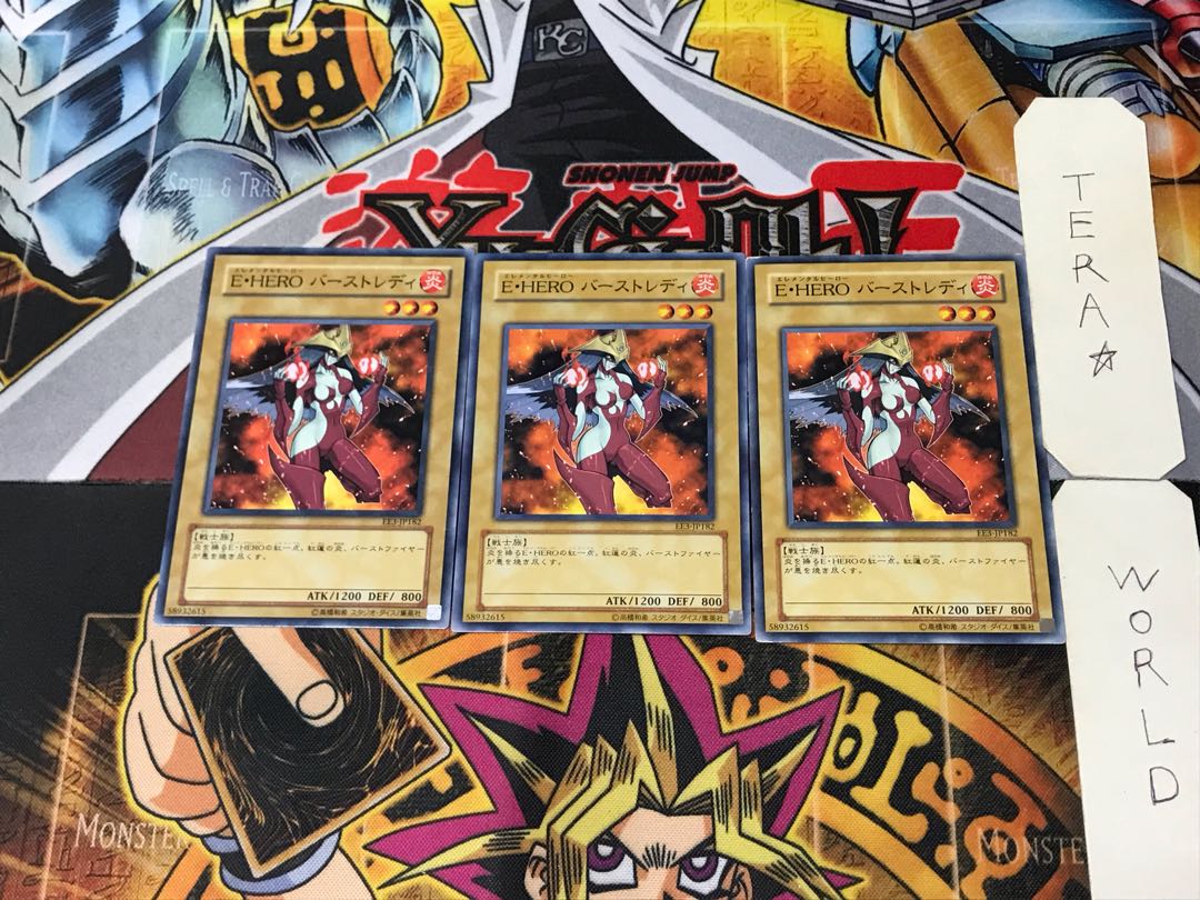 Elemental HERO Burstinatrix EE3 4 Normal Set of 3 Tera