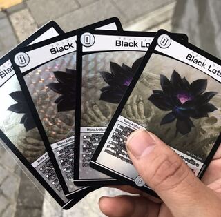 デュエルマスターズ　Black Lotus 4枚セット　簡易書留