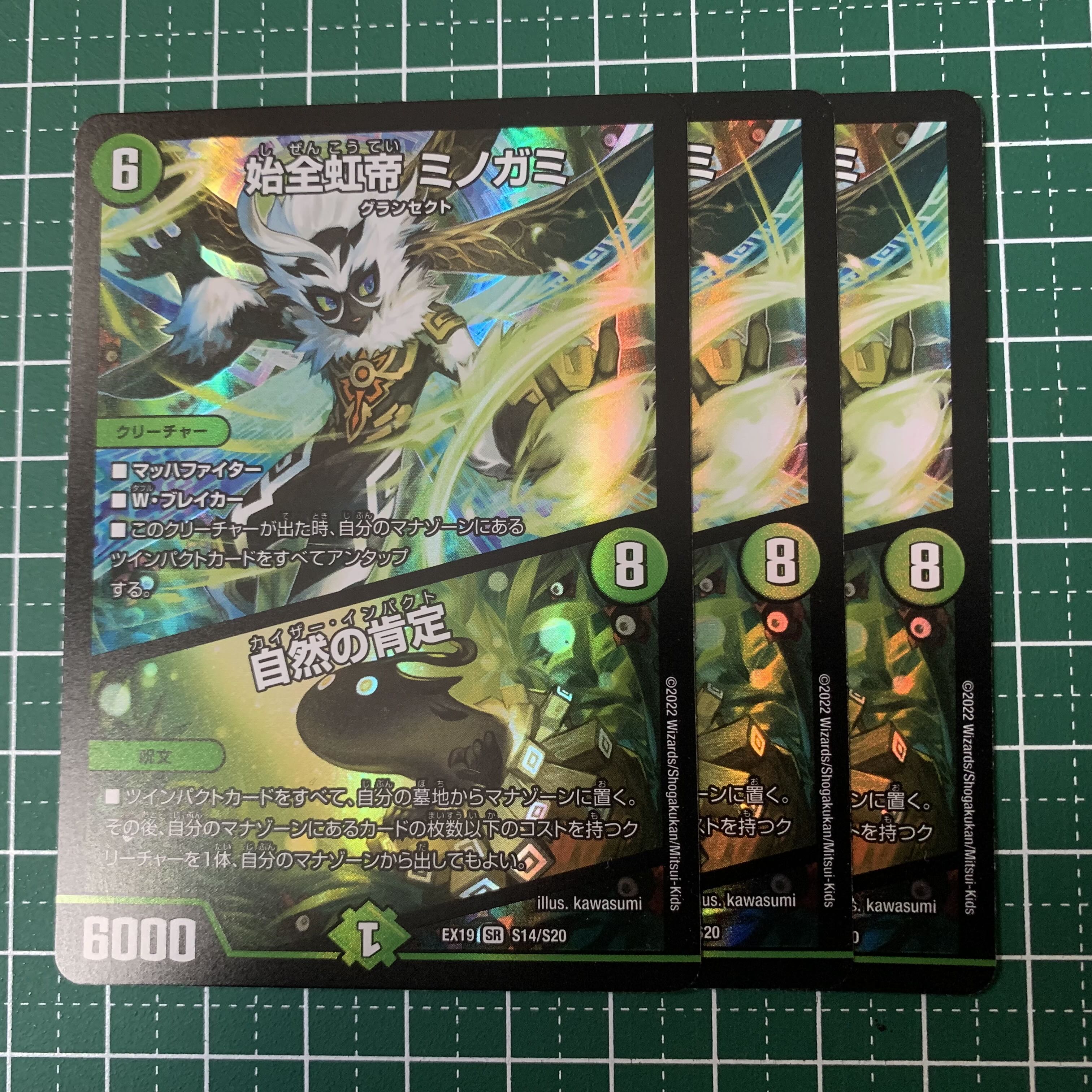 Hajime Zen-Niji Tei Minogami|Affirmation of Nature SR S14/S20 3 copies