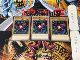 真紅眼の黒竜 SD22 2 ノーマル 3枚セット てら