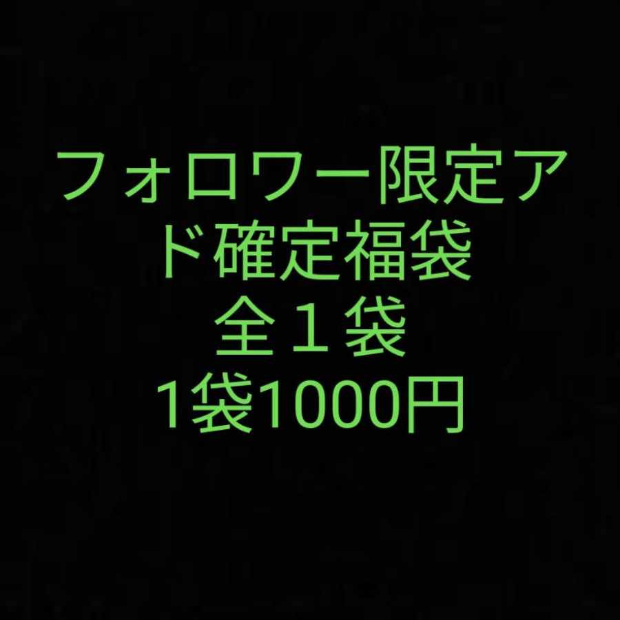 Follower-only ad-fixed grab bag 1枚