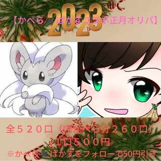 完売【かぺら×ぱかすコラボ】正月オリパ