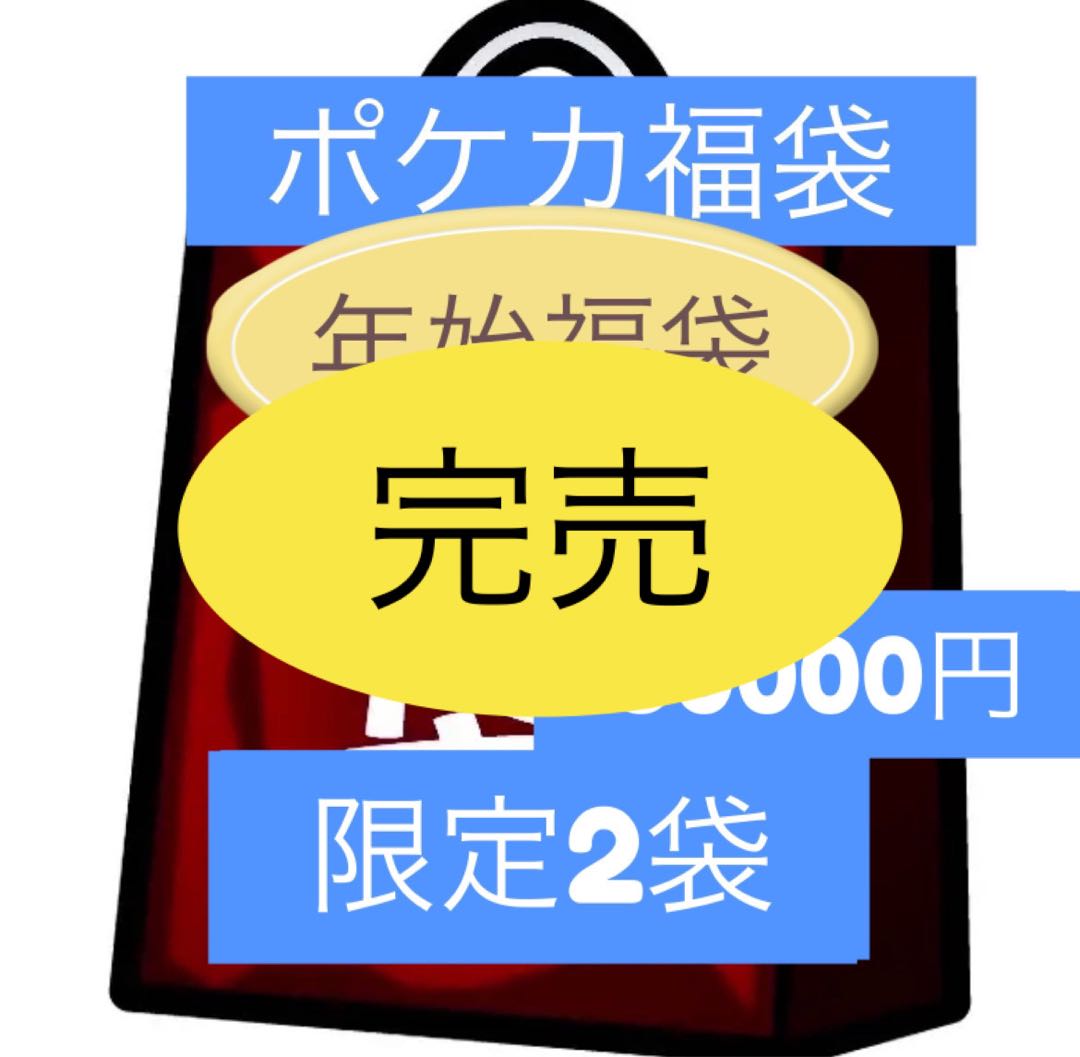 完売年始ポケモンカード福袋全2袋残り1袋