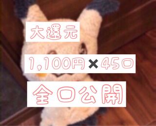 全口公開【開始日決定】大還元全口公開オリパ第7弾？