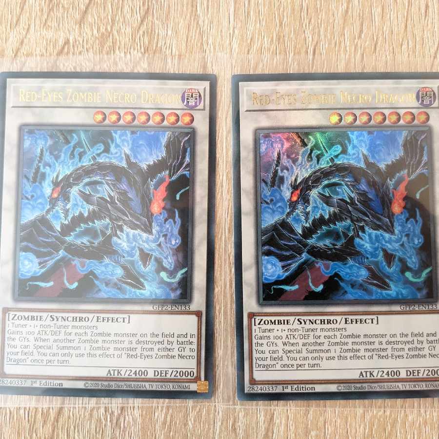 Red-eyes Zombie Necro Dragon GFP2 English Ultra Rare *Beautiful