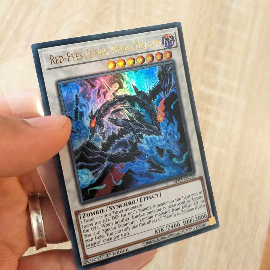 Red-eyes Zombie Necro Dragon GFP2 English Ultra Rare *Beautiful
