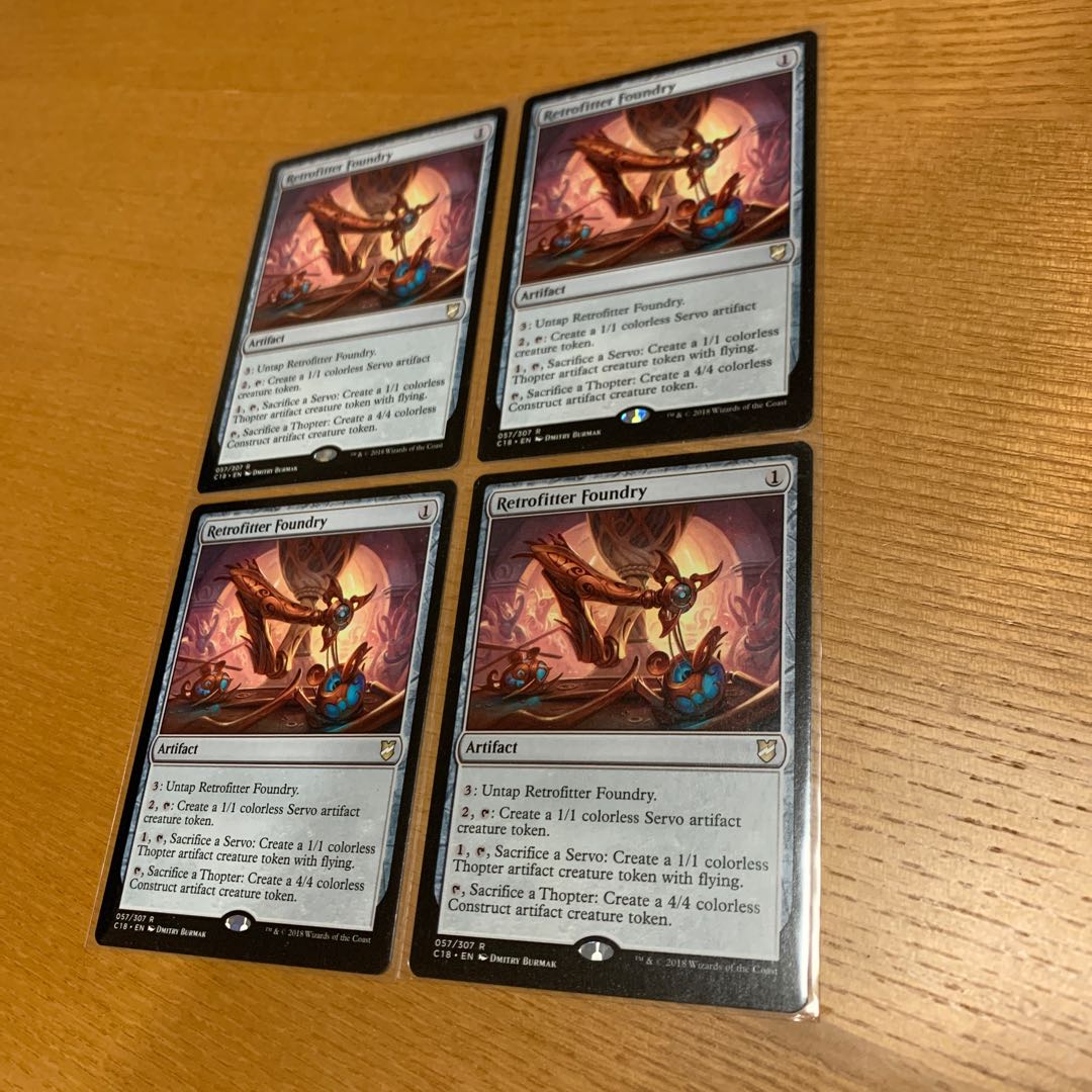 改良式鋳造所/Retrofitter Foundry 英語4枚セット