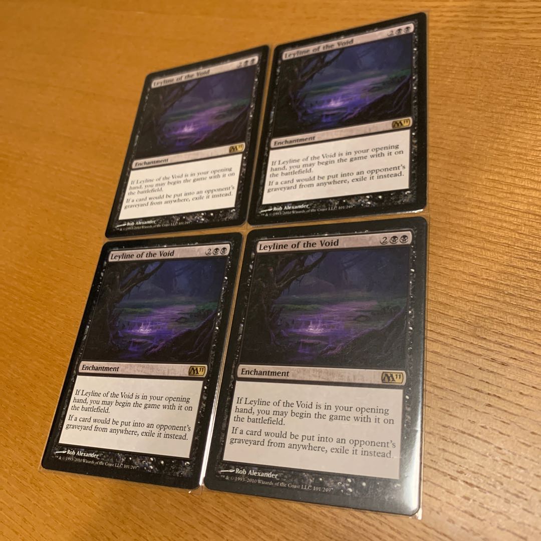 Leyline of the Void/Leyline of the Void English 4-card set M11 ed.
