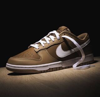 NIKE DUNK LOW KHAKI HAZELRUSH JUDGE GREY 27.5cm