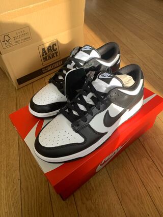 ナイキ ダンク ロー レトロ ホワイト/ブラックホワイト DD1391-100 27.5cm