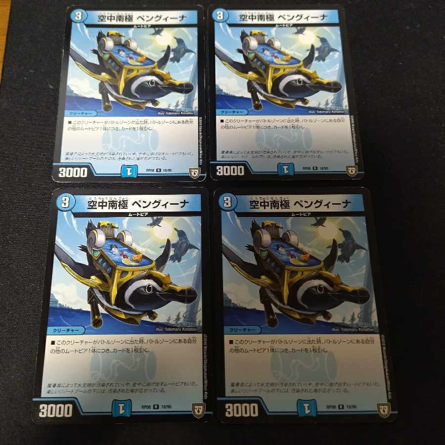 Aerial Antarctica Penguina R 18/95 4 sheets 4枚