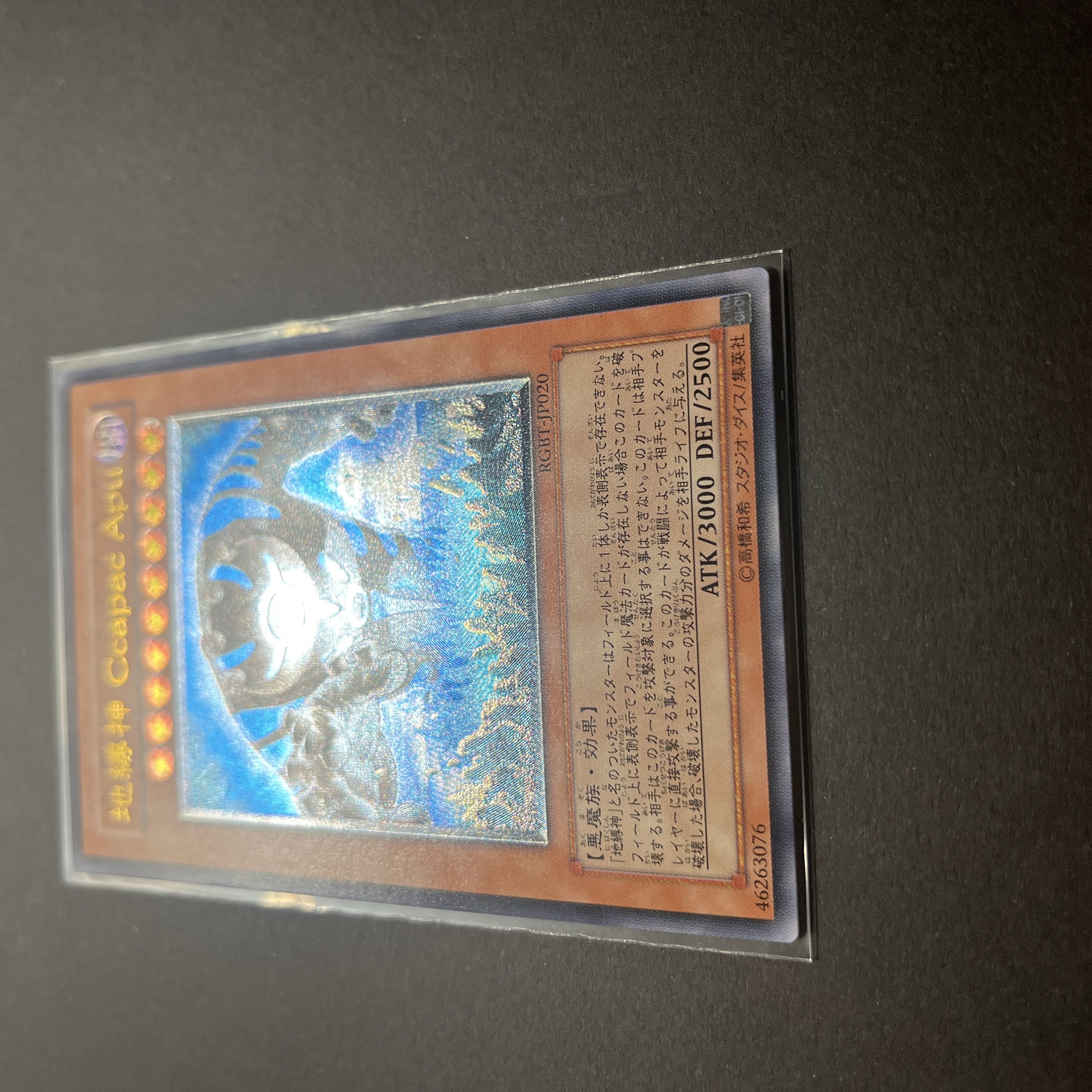 遊戯王 地縛神 Ccapac Apu コカパクアプ レリーフ PSA10