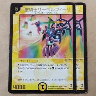 聖騎士サーベルフィーリ(箔押し) P9/Y2　傷あり 1枚