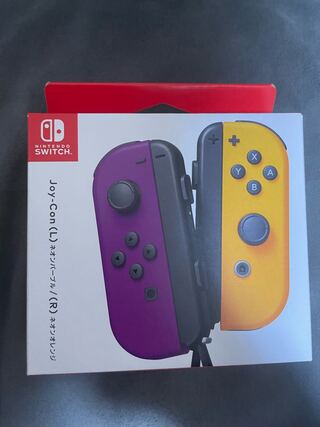 任天堂 switch Joy-Con ネオンパープル / ネオンオレンジ 純正品