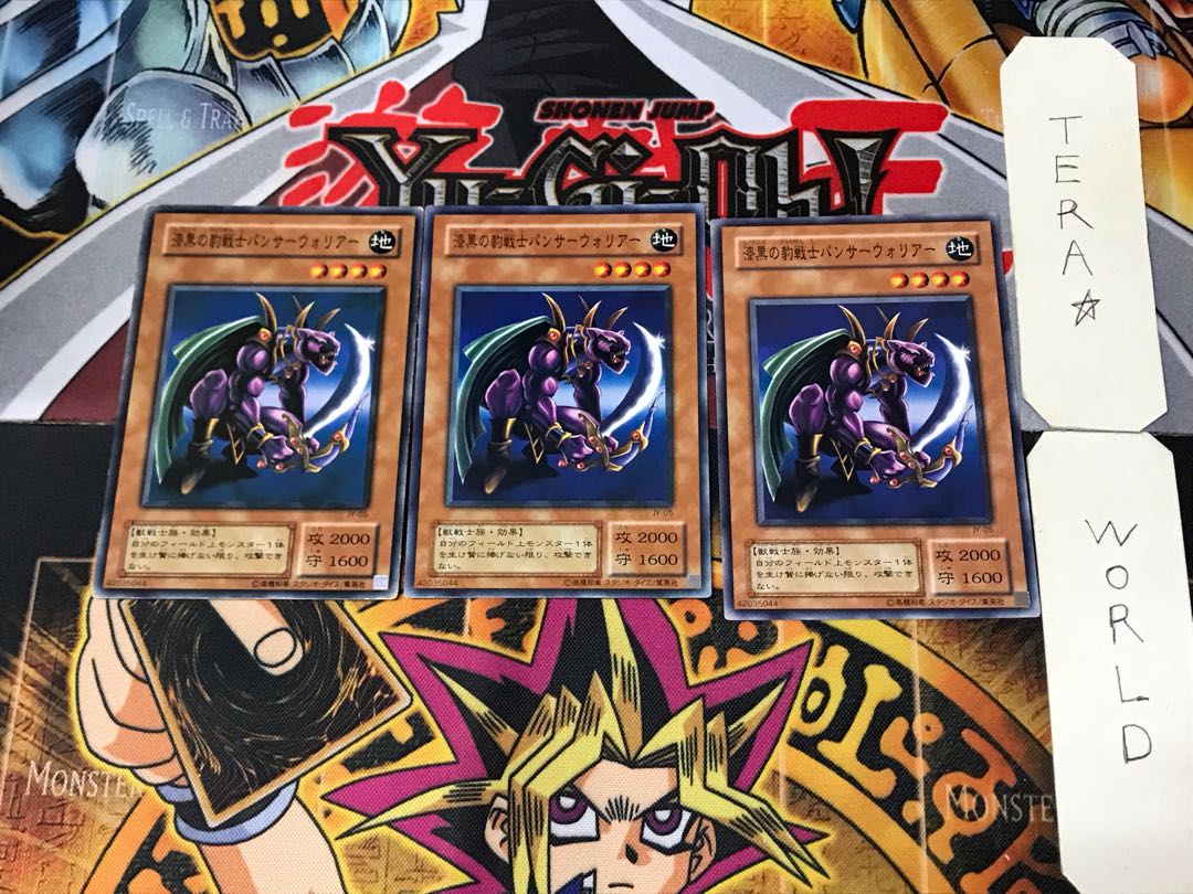 漆黒の豹戦士パンサーウォリアー JY 2期ver 1 ノーマル 3枚