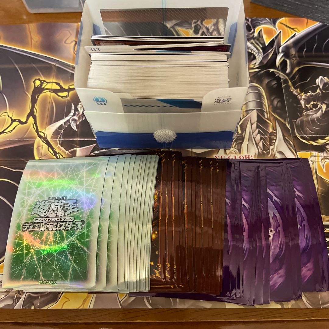 Yu-Gi-Oh train Dragon Rosa de Darkness world deck 3 sets with spare parts