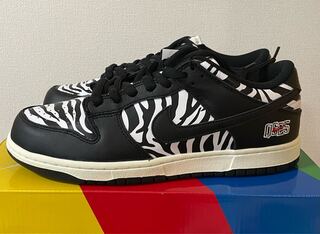 Quartersnacks × Nike SB Dunk Low "Zebra Cake" 27.5 27.5cm